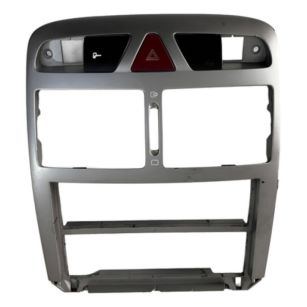 Moldura Central Painel Peugeot 307 Botão Alerta Trava Portas