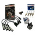 Kit Cabos Velas Rotor Tampa Gol Saveiro Motor Ap 1.5 1.6 1.8 Preto
