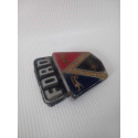 Emblema Capô Ford Custon Tudor Sedan Flathead 1948 A 1951 Preto