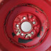 Roda Ford Aro 16\' Pick Up F100 - F1 Com Grampo De Calota Vermelho