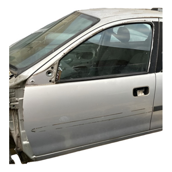 Porta Dianteira Corsa 2004 À 2011 Prateado