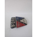 Emblema Capô Ford Custon Tudor Sedan Flathead 1948 A 1951 Preto