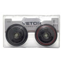 Par Buzina Automotiva Vetor Vt135 Paquerinha Universal 12v