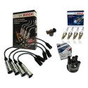 Kit Cabos Velas Rotor Tampa Gol Saveiro Motor Ap 1.5 1.6 1.8 Preto