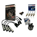 Kit Cabos Velas Rotor Tampa Gol Saveiro Motor Ap 1.5 1.6 1.8 Preto