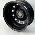 Roda Aro 15\'  Renault Clio Logan Sandero Idea Borlem 4x100 Preto
