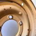 Roda Aro 15\' F75 - Pickup Willys - Rural Luxo Encaixe Calota Amarelo