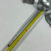 Funil Ângulo 20 Graus  Comprimento 470mm Ferro Galvanizado Prateado