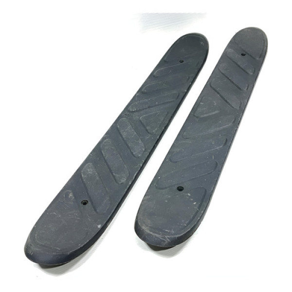 Pisante Soleira Estribo Nissan Frontier 2009 A 2016 Cinza-escuro