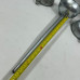 Funil Ângulo 20 Graus  Comprimento 470mm Ferro Galvanizado Prateado