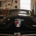 Emblema Capô Ford Custon Tudor Sedan Flathead 1948 A 1951 Preto