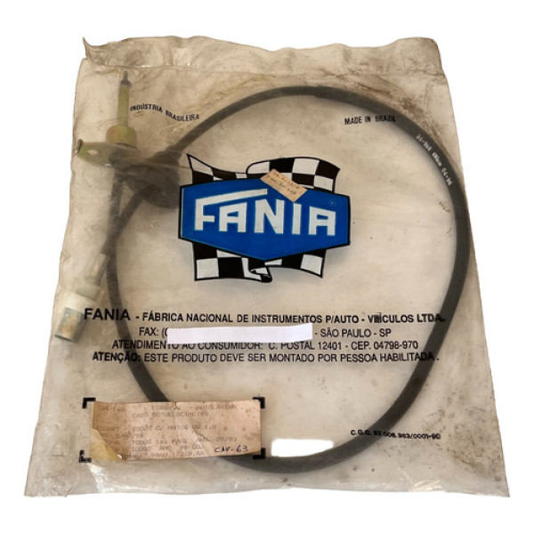 Cabo Velocimetro Escort Verona 1.8 - 1989 A 1993 Fania 34168