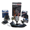 Kit Ignição Fusca Tampa Rotor Bosch Cabos De Vela