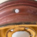 Roda Aro 15\' F75 - Pickup Willys - Rural Luxo Encaixe Calota Amarelo